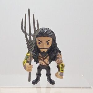 DC Comics Aquaman Action Figure with Trident - Black and Gold